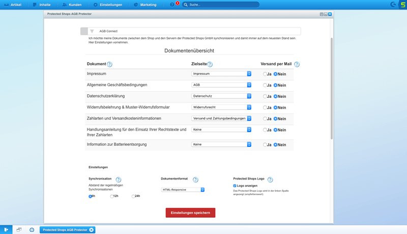 10_shopware_koniguration_speichern