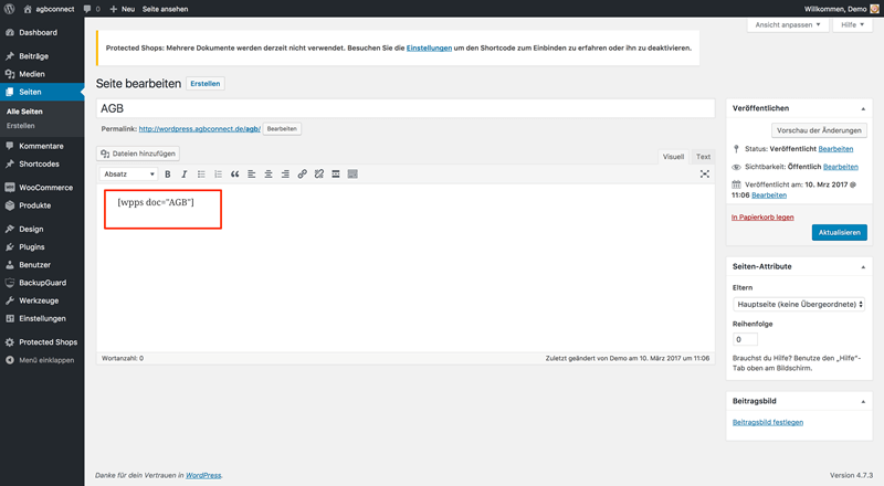 11_wp_seite_anlegen_shortcode_nutzen